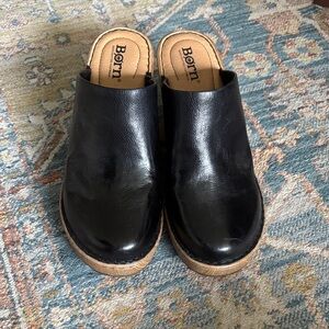 Born Black Natalie comfort clogs